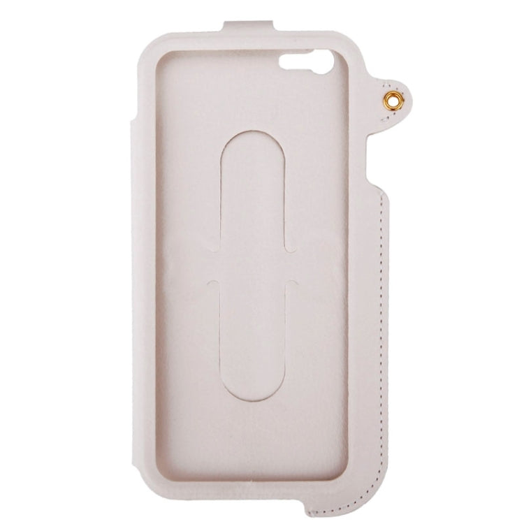 For iPhone 6 Ultrathin PU Leather Case with Shrapnel Holder