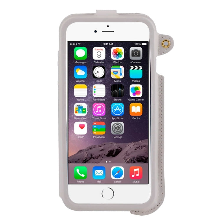 For iPhone 6 Ultrathin PU Leather Case with Shrapnel Holder