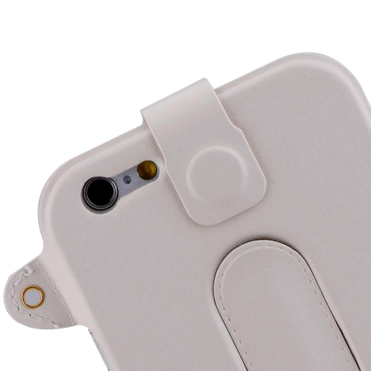 For iPhone 6 Ultrathin PU Leather Case with Shrapnel Holder
