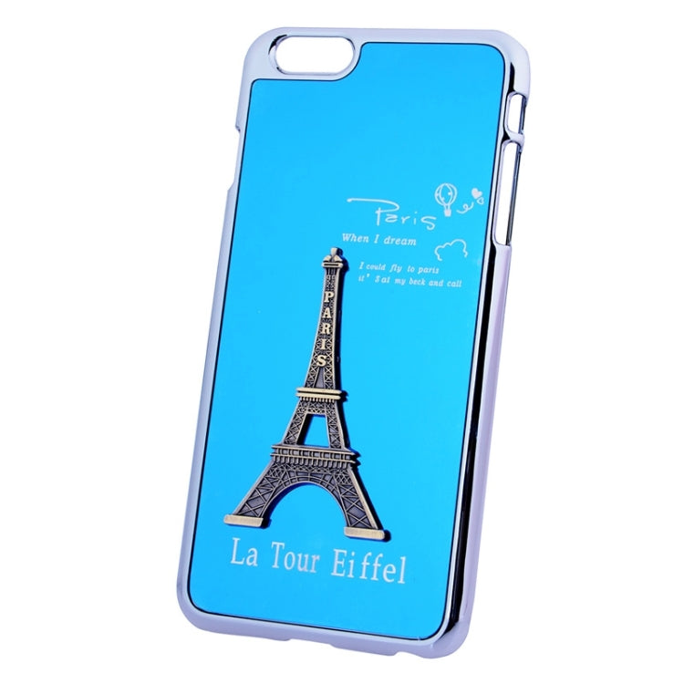 3D Metal Tower Decoration Plating Skinning Hard Case for iPhone 6 & 6S