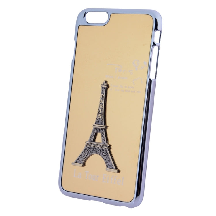 3D Metal Tower Decoration Plating Skinning Hard Case for iPhone 6 & 6S