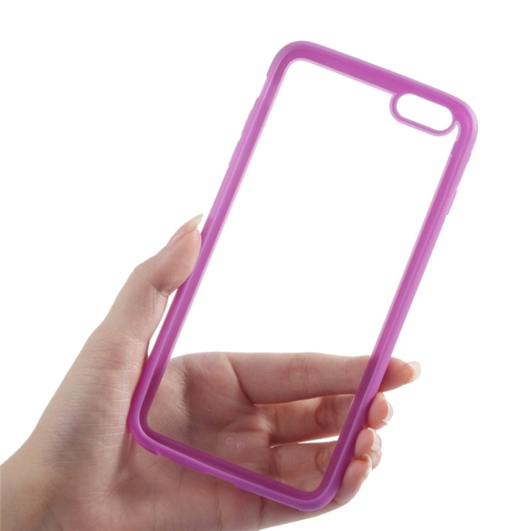 For iPhone 6 Acrylic Material Transparent Back Shell Protective Case