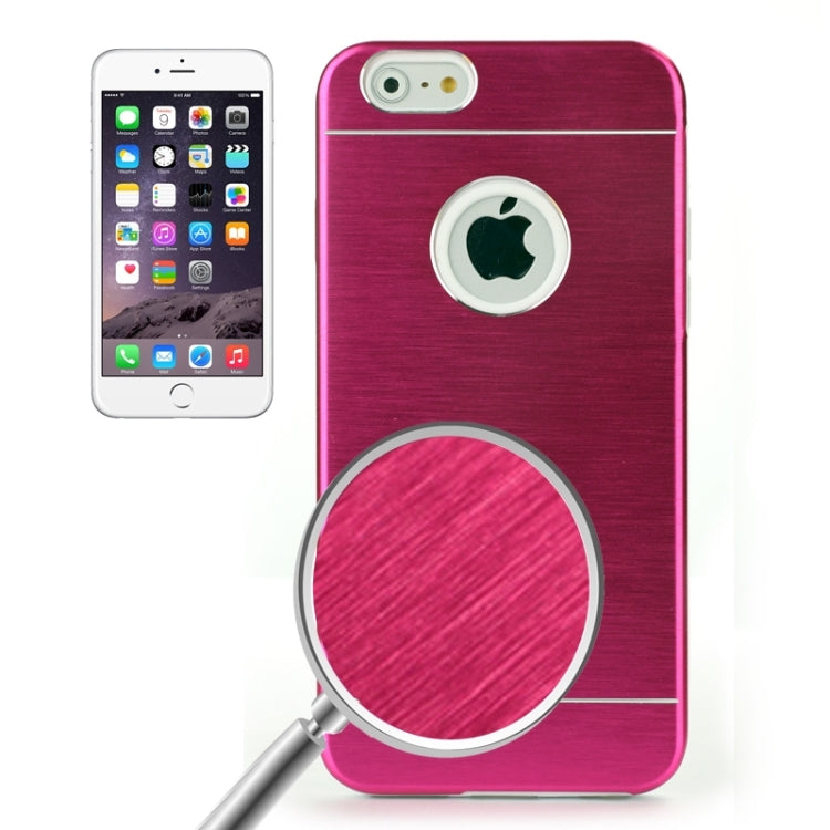 2 in 1 Brushed Texture Metal & TPU Protective Case for iPhone 6 & 6S