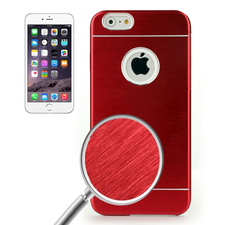 2 in 1 Brushed Texture Metal & TPU Protective Case for iPhone 6 & 6S