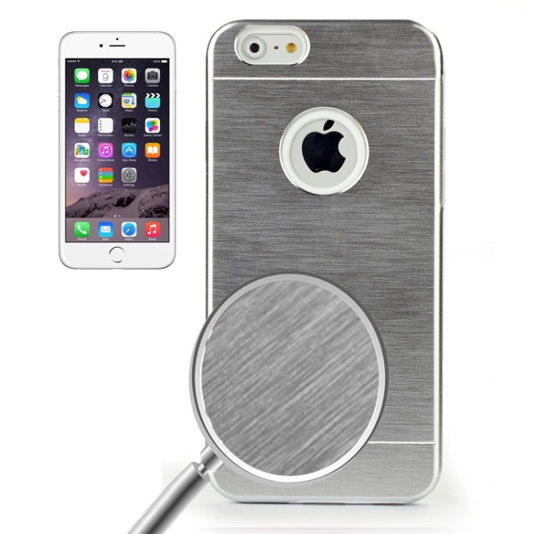2 in 1 Brushed Texture Metal & TPU Protective Case for iPhone 6 & 6S