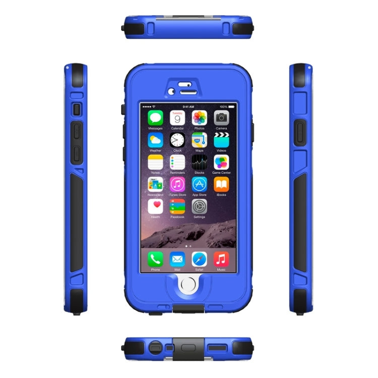 ABS Material Waterproof Protective Case with Button & Fingerprint Unlock & Touch Screen Function for iPhone 6