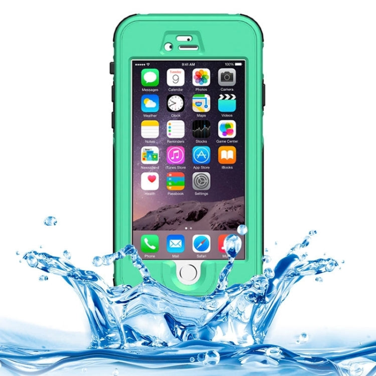 ABS Material Waterproof Protective Case with Button & Fingerprint Unlock & Touch Screen Function for iPhone 6