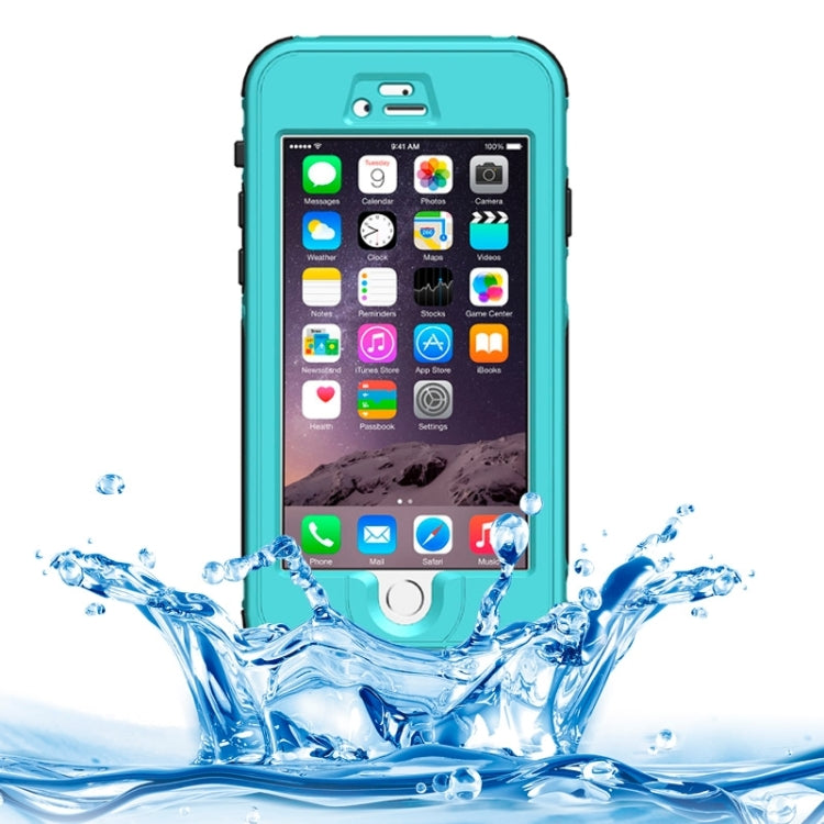 ABS Material Waterproof Protective Case with Button & Fingerprint Unlock & Touch Screen Function for iPhone 6