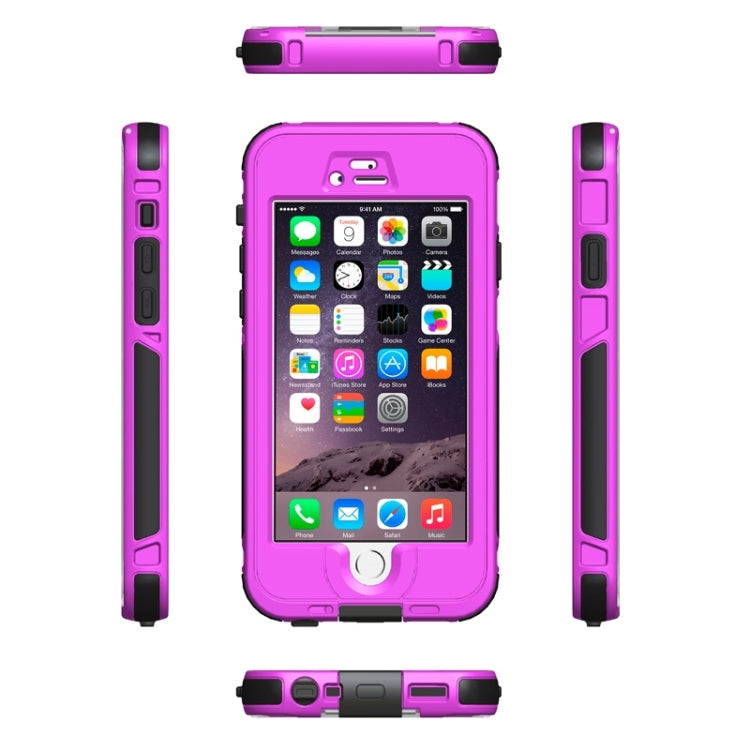 ABS Material Waterproof Protective Case with Button & Fingerprint Unlock & Touch Screen Function for iPhone 6