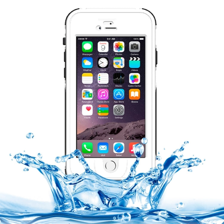 ABS Material Waterproof Protective Case with Button & Fingerprint Unlock & Touch Screen Function for iPhone 6