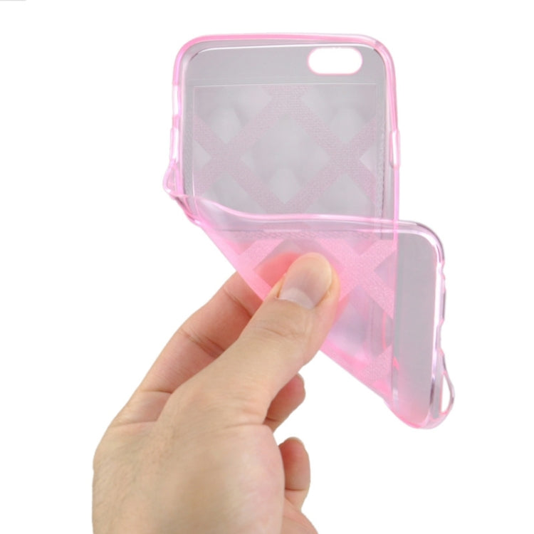 Ultra-thin Shimmering Powder 3D Diamond Pattern TPU Case for iPhone 6 & 6S