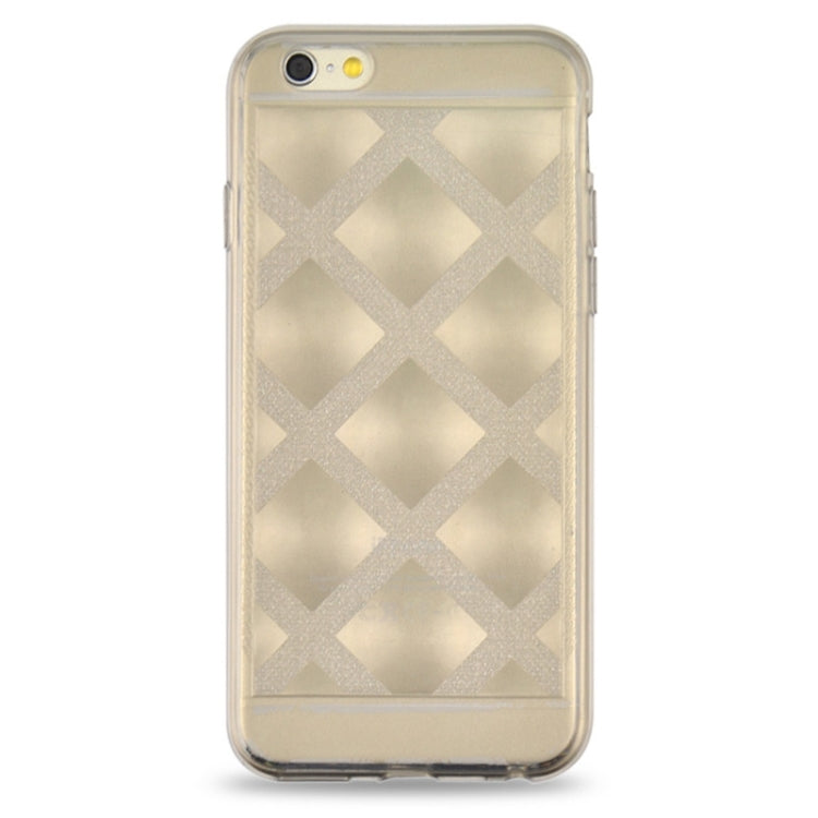 Ultra-thin Shimmering Powder 3D Diamond Pattern TPU Case for iPhone 6 & 6S