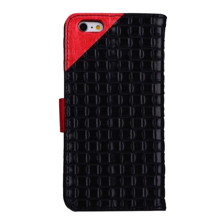 Woven Texture Horizontal Flip Leather Case with Card Slots & Wallet & Holder for iPhone 6 & 6S