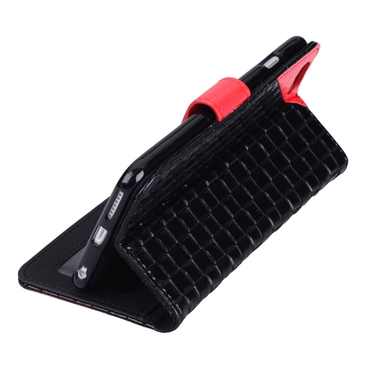 Woven Texture Horizontal Flip Leather Case with Card Slots & Wallet & Holder for iPhone 6 & 6S