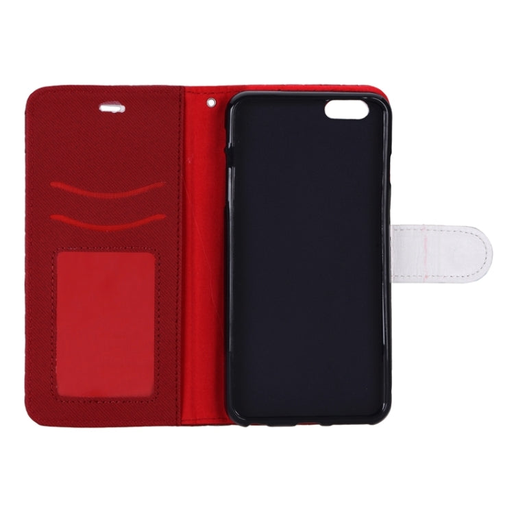 Woven Texture Horizontal Flip Leather Case with Card Slots & Wallet & Holder for iPhone 6 & 6S