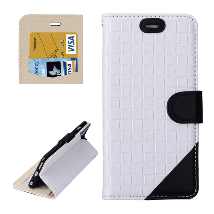Woven Texture Horizontal Flip Leather Case with Card Slots & Wallet & Holder for iPhone 6 & 6S