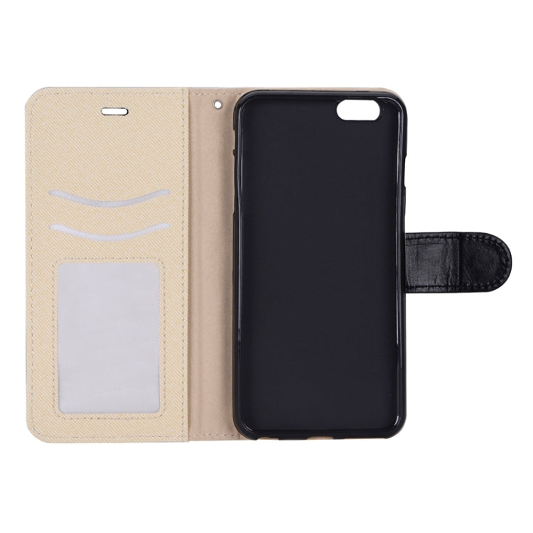Woven Texture Horizontal Flip Leather Case with Card Slots & Wallet & Holder for iPhone 6 & 6S