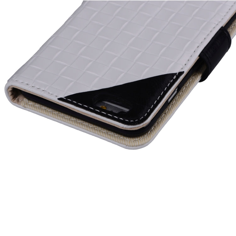 Woven Texture Horizontal Flip Leather Case with Card Slots & Wallet & Holder for iPhone 6 & 6S