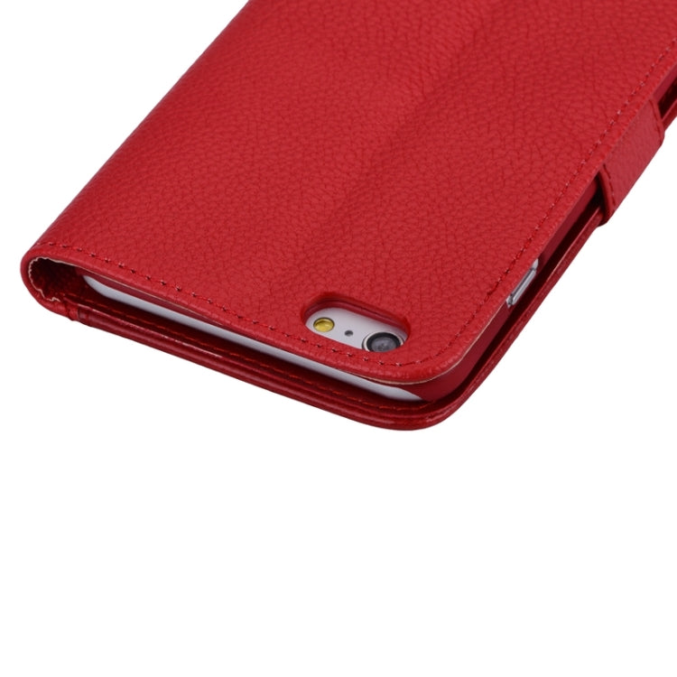 Litchi Texture Horizontal Flip Leather Case with Card Slots & Wallet & Holder for iPhone 6 & 6S