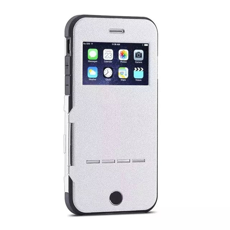 For iPhone 6 Litchi Texture Horizontal Flip Smart Case with Call Display ID and Receive Call & Wake-up / Sleep Function