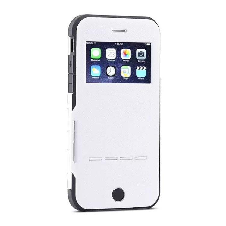 For iPhone 6 Litchi Texture Horizontal Flip Smart Case with Call Display ID and Receive Call & Wake-up / Sleep Function