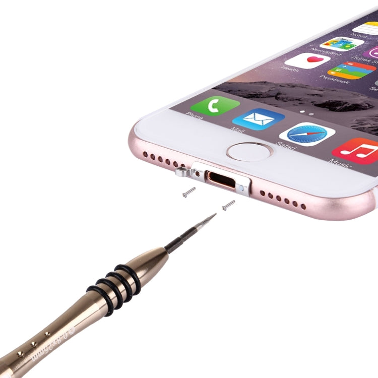 For iPhone 6 & 6 Plus Stainless Steel Material Lanyard Hanger with Screwdriver