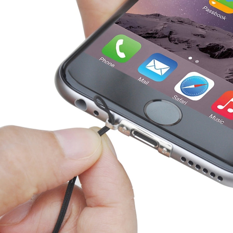 For iPhone 6 & 6 Plus Stainless Steel Material Lanyard Hanger with Screwdriver
