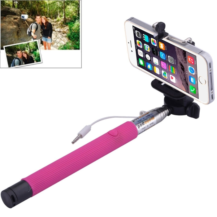 Portable Monopod Extendable Handheld Holder Selfie Stick, Max Length: 101.4cm, For iPad, iPhone, Galaxy, Huawei, Xiaomi, LG, HTC and Other Smart Phones