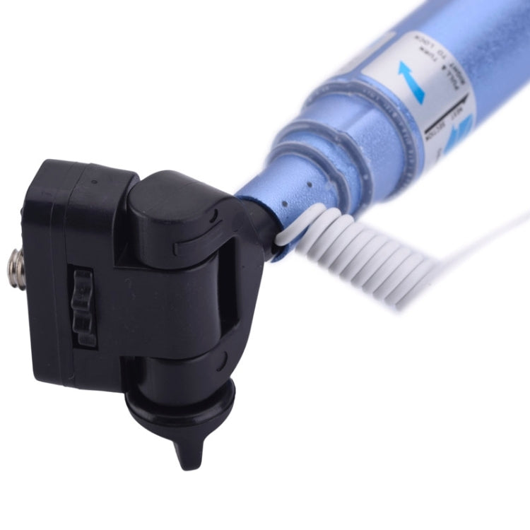 Portable Aluminium Alloy Selfie Stick Monopod Extendable Handheld Holder, Max Length: 100cm(Blue)