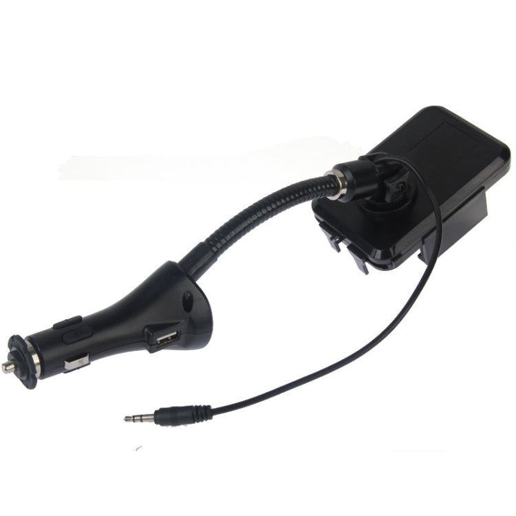 Universal 3.5mm Plug Car Charger Holder Music LCD FM Radio Broad Handsfree Transmitter for iPhone 6 & 6 Plus / iPhone 5S & 5C / Samsung / HTC