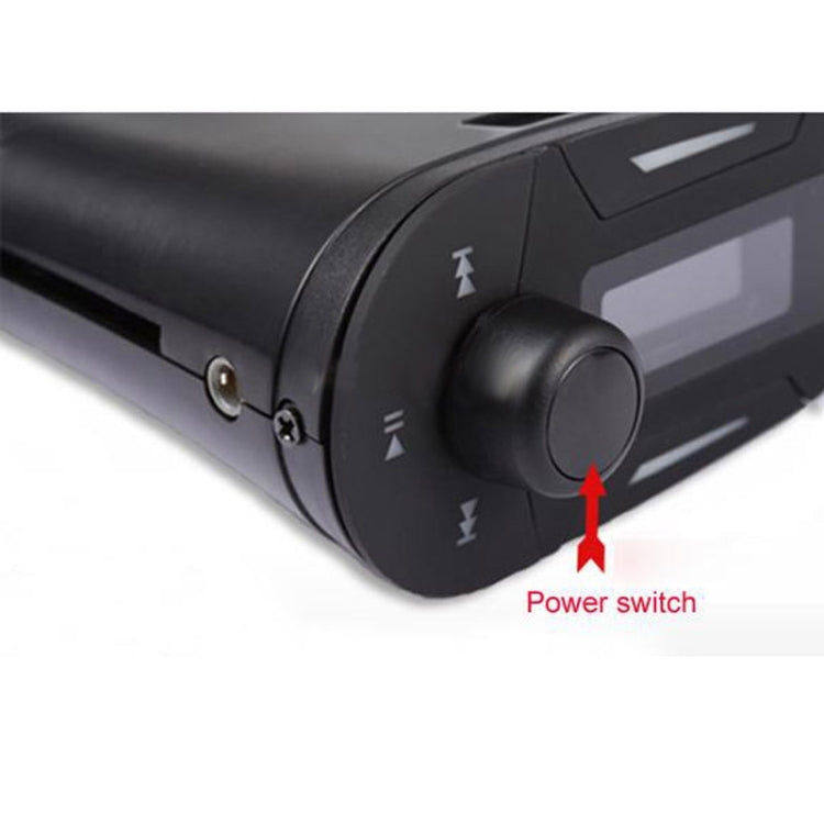 Car MP3 Player Wireless FM Transmitter with Remote Control and 1.1 inch Screen, Support USB and SD / MMC Card Slot