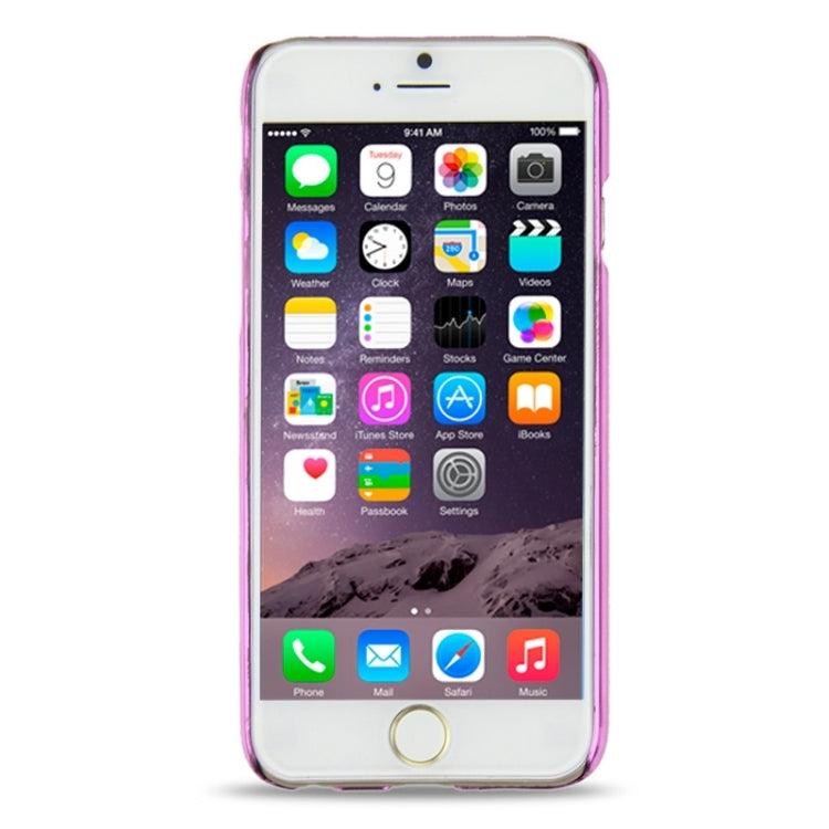 Num 6 Pattern Ultra-thin Plating Skinning Protective Hard Case for iPhone 6 & 6S