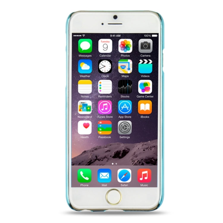 Num 6 Pattern Ultra-thin Plating Skinning Protective Hard Case for iPhone 6 & 6S