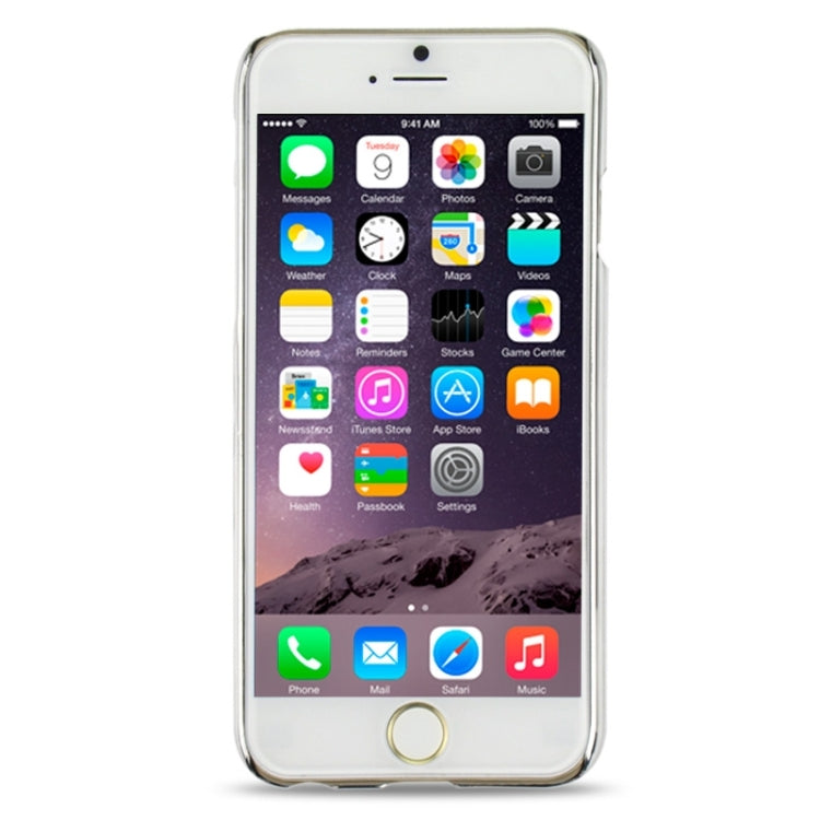 Num 6 Pattern Ultra-thin Plating Skinning Protective Hard Case for iPhone 6 & 6S