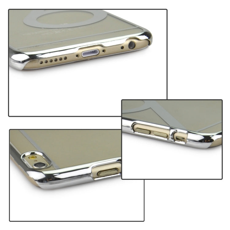 Num 6 Pattern Ultra-thin Plating Skinning Protective Hard Case for iPhone 6 & 6S