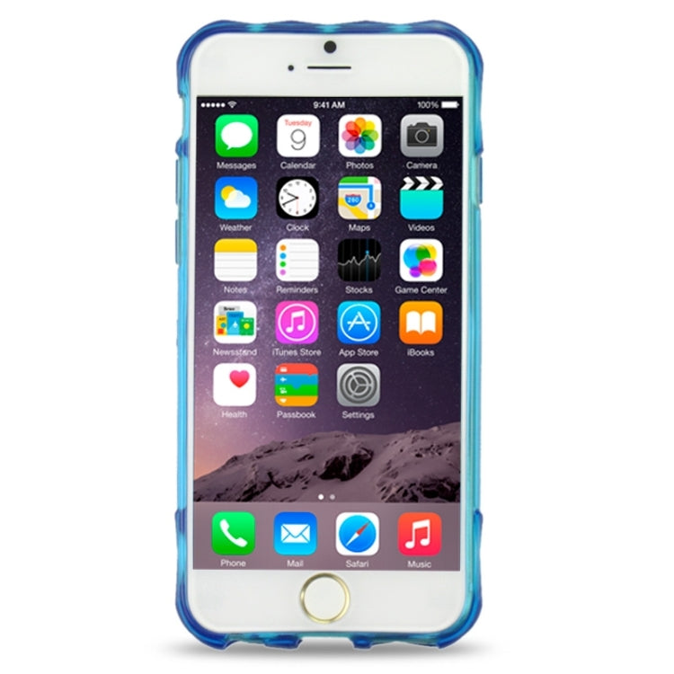 0.6mm Ultra-thin Double Fans Diamond-encrusted TPU Case for iPhone 6 & 6S