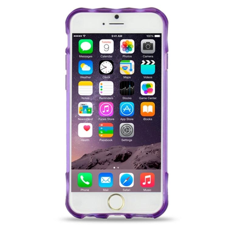 0.6mm Ultra-thin Double Fans Diamond-encrusted TPU Case for iPhone 6 & 6S