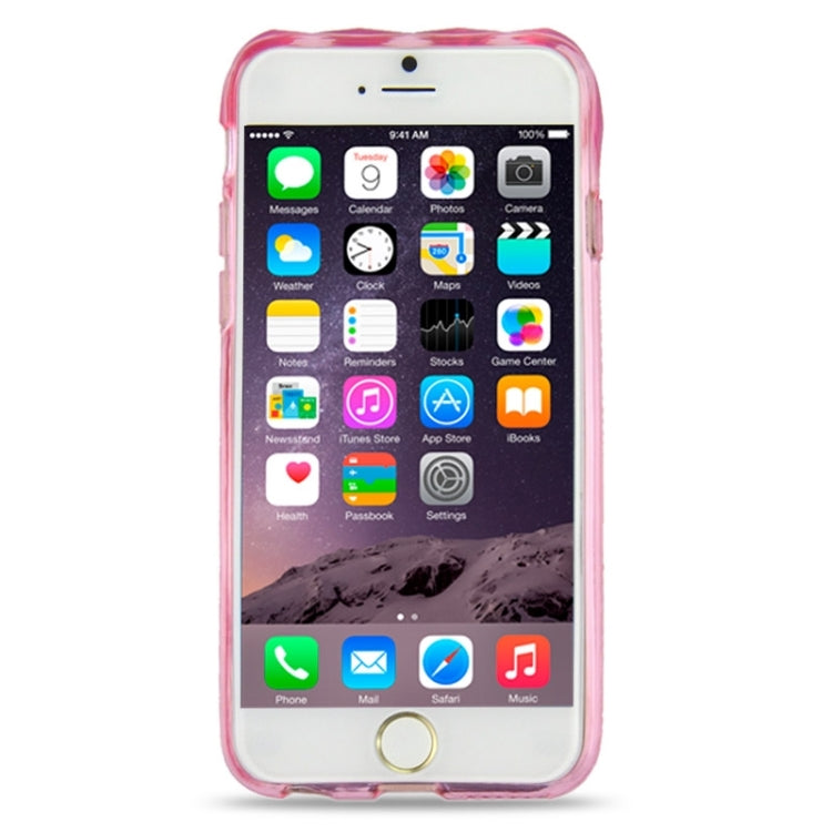 Fan Texture Diamond-encrusted TPU Case for iPhone 6 & 6S