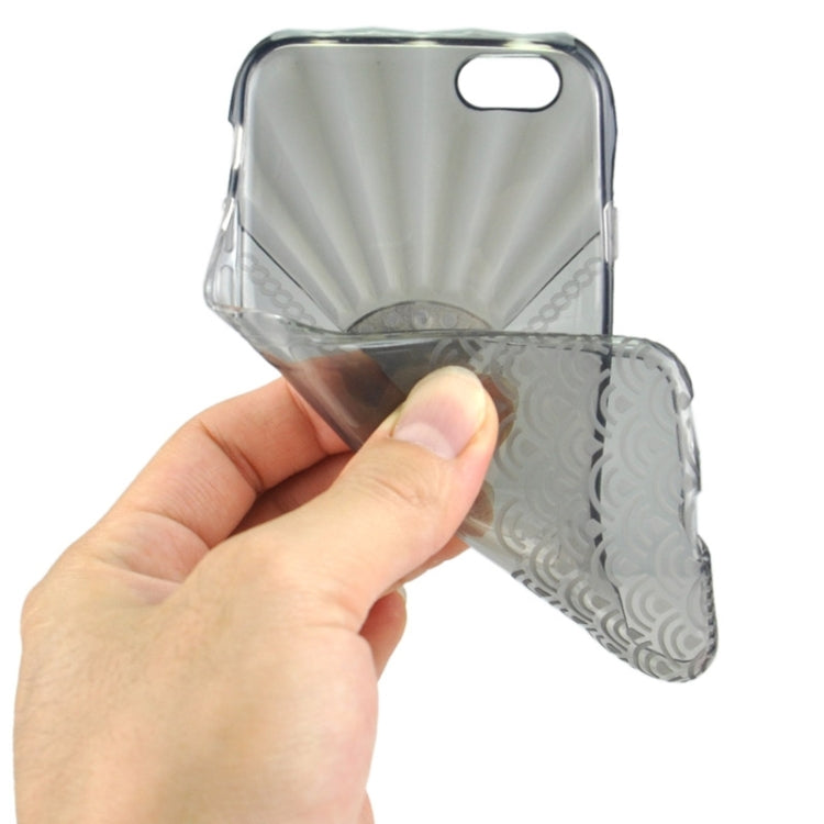 Fan Texture Diamond-encrusted TPU Case for iPhone 6 & 6S