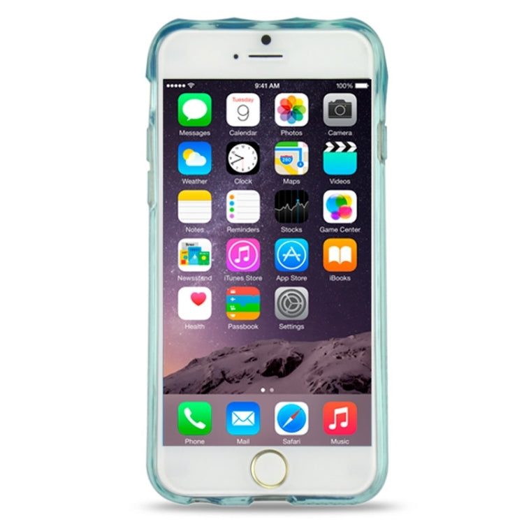 Fan Texture Diamond-encrusted TPU Case for iPhone 6 & 6S