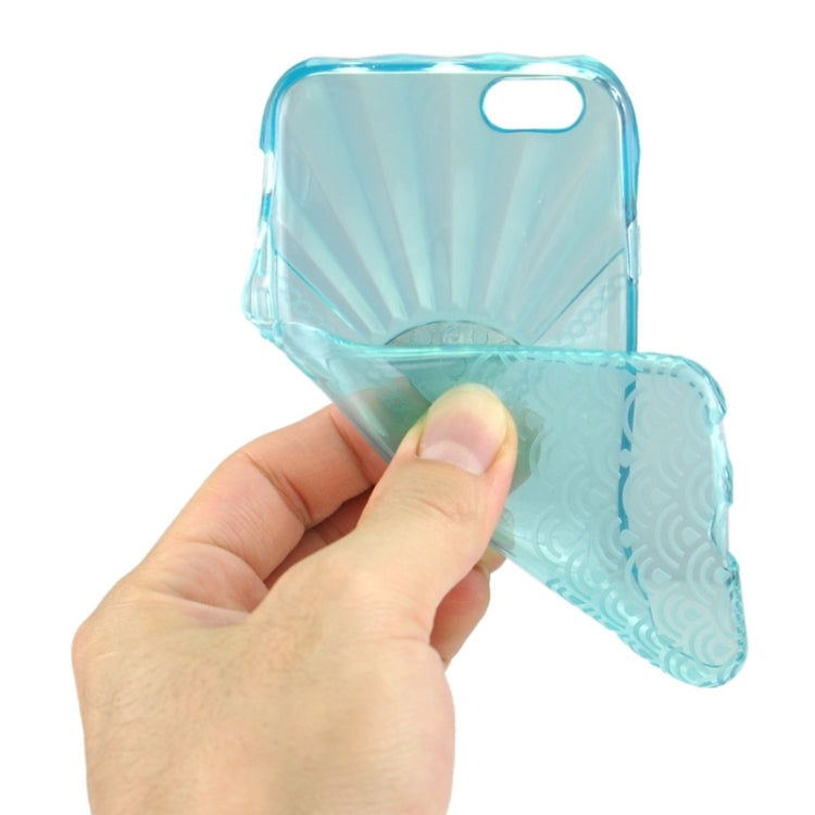 Fan Texture Diamond-encrusted TPU Case for iPhone 6 & 6S