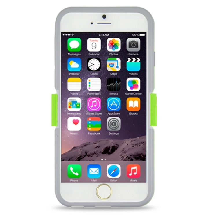Plastic and TPU Combination Case with Rotatable Clip and Holder for iPhone 6 & 6S