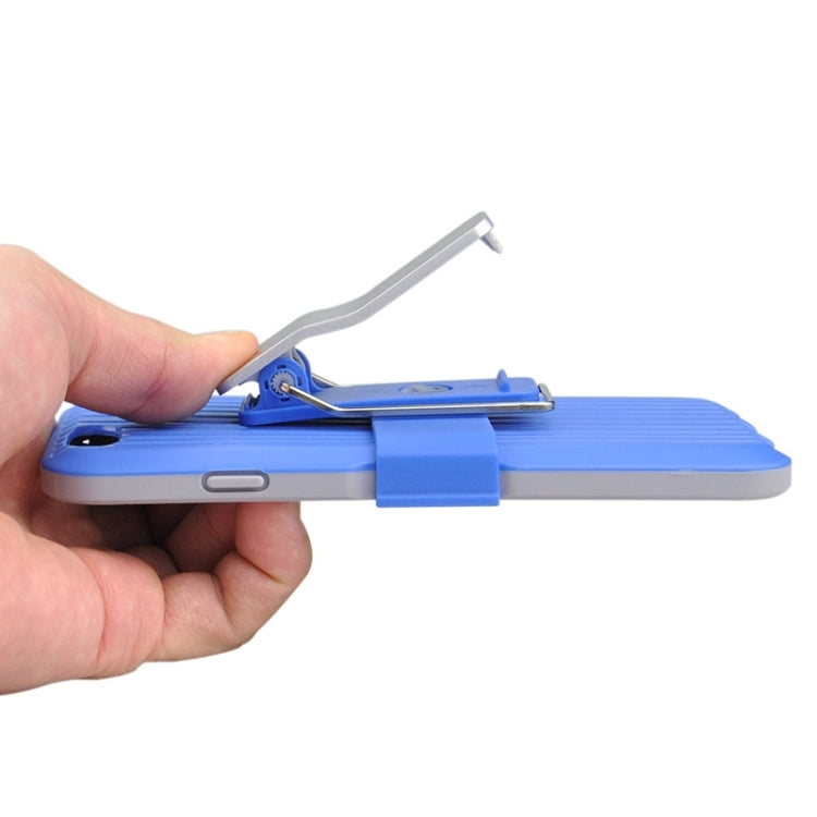 Plastic and TPU Combination Case with Rotatable Clip and Holder for iPhone 6 & 6S