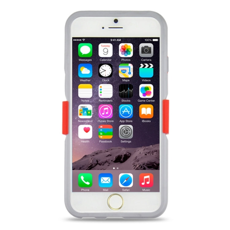 Plastic and TPU Combination Case with Rotatable Clip and Holder for iPhone 6 & 6S