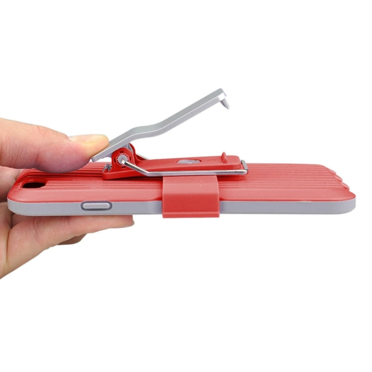 Plastic and TPU Combination Case with Rotatable Clip and Holder for iPhone 6 & 6S