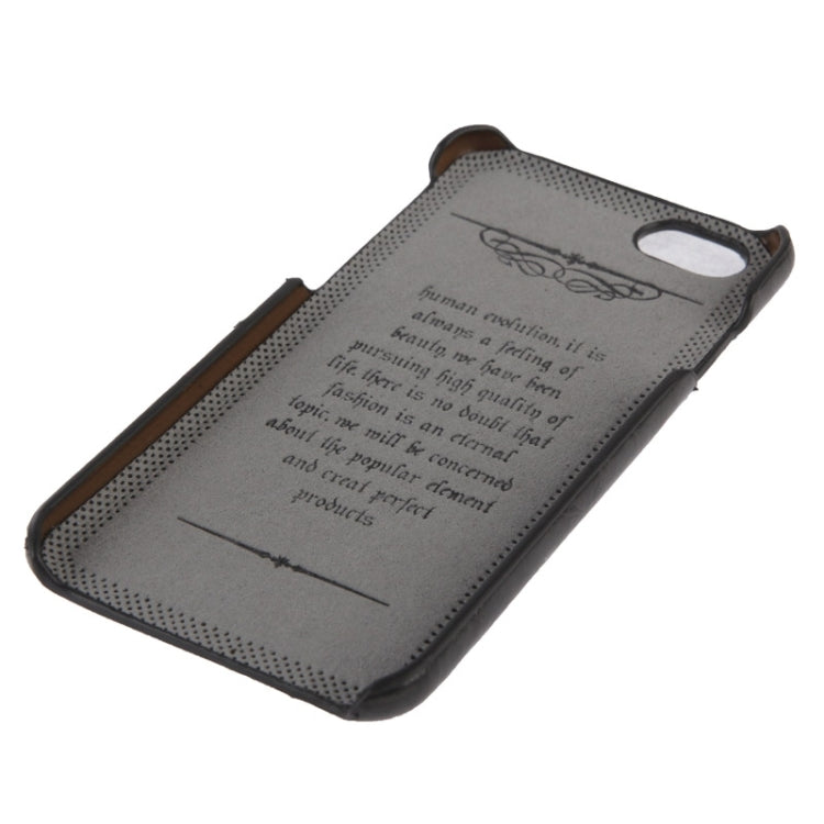 Deluxe Retro PU Leather Back Cover Case with Card Slots with Fashion Logo for iPhone 6 & 6S