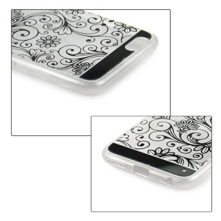Ultra-thin Flower Pattern Soft TPU Protective Case for iPhone 6 & 6S