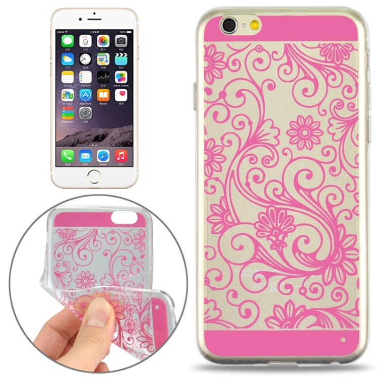 Ultra-thin Flower Pattern Soft TPU Protective Case for iPhone 6 & 6S
