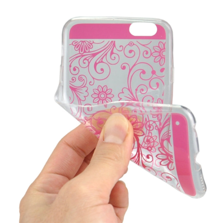Ultra-thin Flower Pattern Soft TPU Protective Case for iPhone 6 & 6S