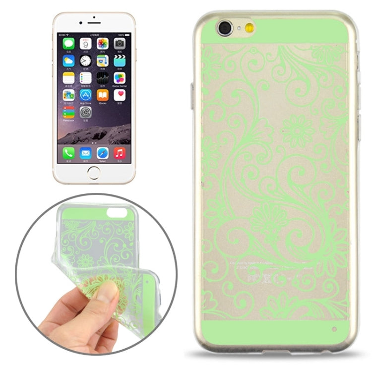 Ultra-thin Flower Pattern Soft TPU Protective Case for iPhone 6 & 6S